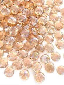 100克/500克/袋装花瓶填充玻璃弹珠,用于花瓶的平板玻璃弹珠,曼卡拉玻璃宝石。装饰玻璃石可用于花瓶填充、鱼缸装饰、花卉工艺品、餐桌摆件和马赛克玻璃珠、房间装饰、浴室装饰、家居装饰、婚礼装饰、DIY工艺品(尺寸和数量各不相同)。 - 彩色 - 查看 5