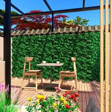 Conjunto de 1 peça, tela de cerca de privacidade de hera, cerca de folhas de hera artificial, cerca de privacidade verde com suporte de malha, jardim ao ar livre, pátio, decoração de parede verde de varanda