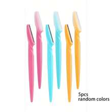 Juego de 5/10/30/40/66 piezas de recortadora facial de acero inoxidable con protectores de seguridad para hombres y mujeres - Kit de depilación multiuso para Body, rostro y zona del bikini - Herramienta de perfilado de precisión para cejas