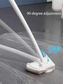 4pcs(1 Handle+3 Replacement Sponges)Multi-Functional Long Handle Wall Brush - Detachable Bath Brush For Household Cleaning - Multicolor - View 5