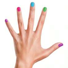 Piggy Paint  Nail Polish Set For Kids' - Stay Positive Rainbow - 0.48 Fl Oz/4ct
