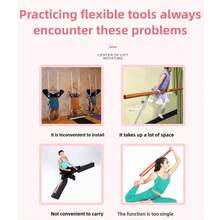 Lower Back Training Device, Aerial Yoga Rope, Straight Horse, Hip Opening, Elastic Stretching, Back Bending, Inverted Stretching Belt - Multicolor - View 7