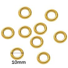 20pcs Stainless Steel Soldered Closed Jump Ring O Split Connector For DIY Bracelet Necklace Jewelry Making Supplies Accessories - Closed Ring - View 17