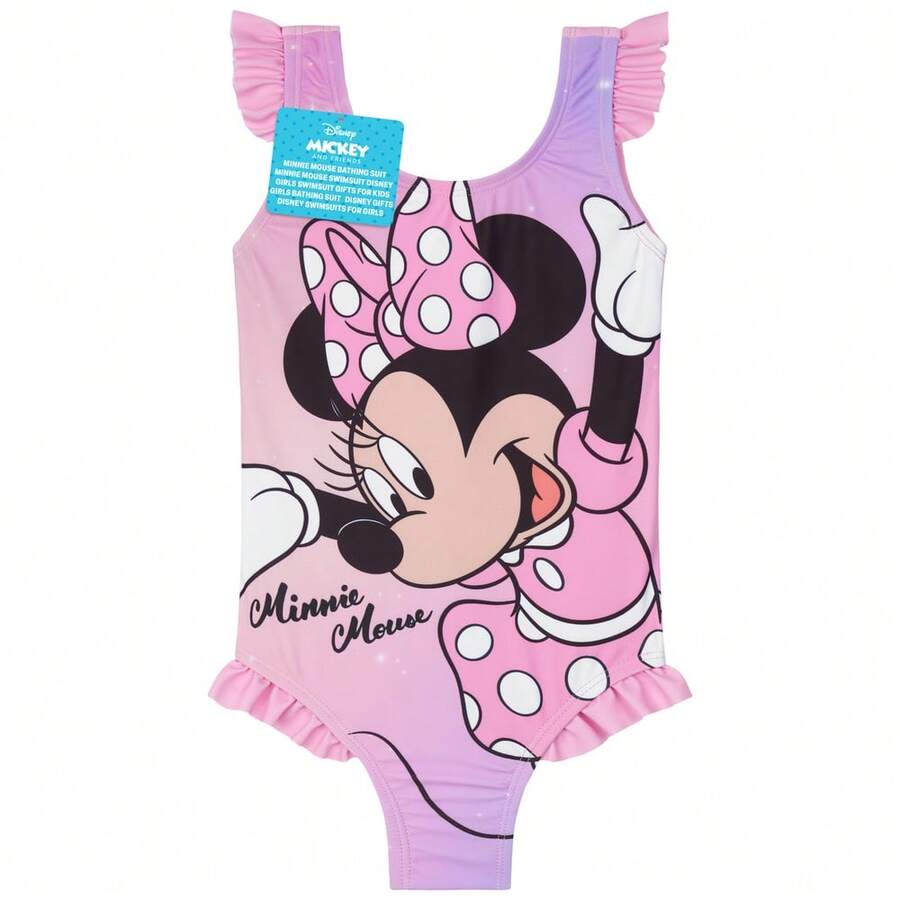 Disney Minnie Swimsuit - Pink - View 1