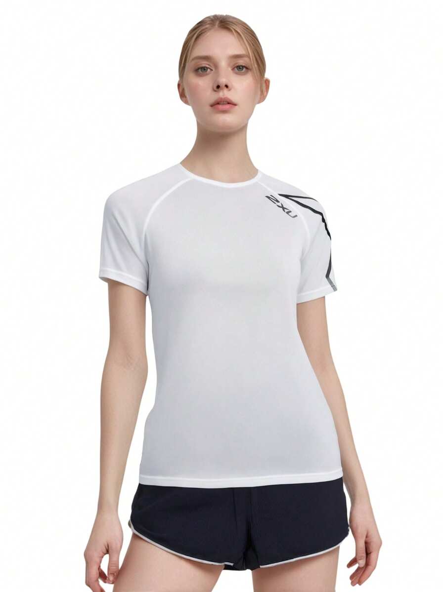 2XU BSR Active S/S Tee - White - View 1