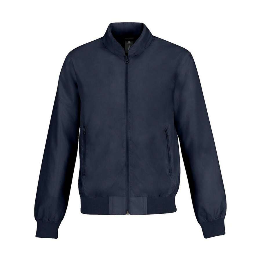 B&C Mens Trooper Jacket (Navy/Neon Green) - 綠色 - View 1