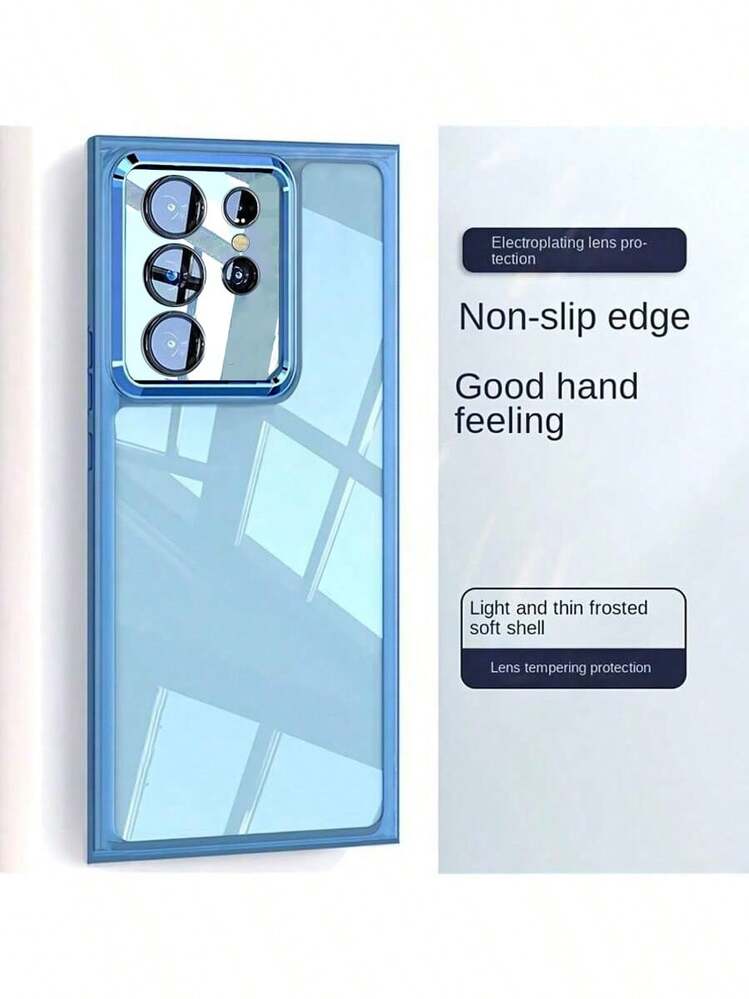 كفر هاتف من السيليكون الشفاف لهواتف سامسونج جالاكسي S25 Edge، S25، S25 Plus، S25 Ultra، S24 Ultra، S24، S24 Plus، S24 Ultra، S23، S23 Plus، S23 Ultra، S22، S22 Plus، S22 Ultra، S23 FE، S24 FE، A15، 125، A35، A55، A16، A36، A56 - الأرجواني - مشاهدة 4