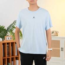 Nike Men's Tops Summer New JORDAN Sports Casual Basic Simple Small Logo Comfortable Breathable Round Neck Short-Sleeved T-Shirt FN5830-441