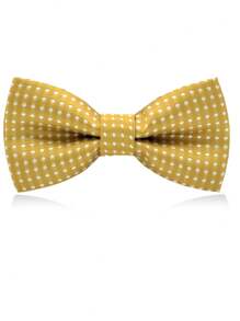 Adjustable Polka Dot Children Bow Tie, Boys Girls Flower Girl/Boy Wedding Party Accessories, British Style Infant Bowtie For 3-16 Years Old Kid Costume, Birthday Formal Wear