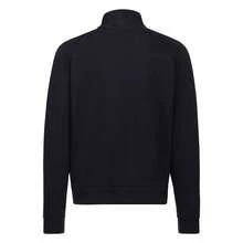 Fruit of the Loom Mens Classic Plain Sweat Jacket (Deep Navy) - Blue - View 2