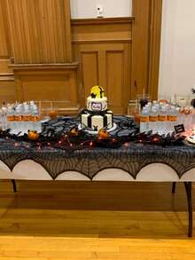 10 包 54*108 英寸一次性活动派对桌布 PEVA 材质，生日、甜点、家庭聚会纯白色桌布派对装饰、圣诞节、野餐