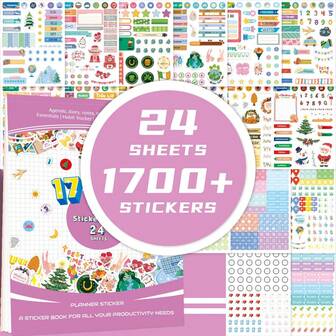 1700pcs Planner Sticker For Festivals And Scheduling, Memo And Note Sticker,Pink Year Month Day Plan Sticker,Holiday Marking/Recording, Polka Dot Stickers, Seasonal Stickers, Convenience Reminder Stickers, For Scrapbooking, Journaling, Phone Case And Luggage Decoration, By Setting Specific Plans,Manage Time, Improve Efficiency, Enhance Self-Discipline, And Ultimately Realize Your Dreams And Goals.,School Supplies,Back To School