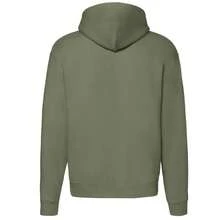 Fruit of the Loom Mens Premium Full Zip Hoodie (Classic Olive) - Green - View 2