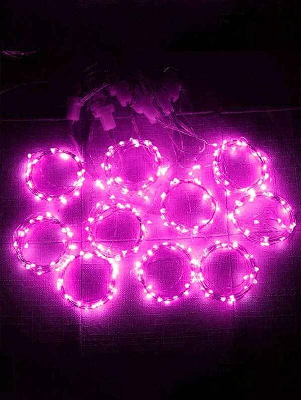 1pc 300 LEDs Copper Wire Curtain String Light, 8 Modes With Remote Control, Suitable For Girl's Room, Living Room, Balcony, Scenery Decor, Proposal, Birthday, Graduation, Party