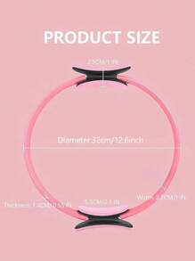 1pc Yoga Fitness Ring Circle Pilates Circle Pilates Ring, Body Ring, Great Exercisers For Legs, Fitness Circle, Thigh Exercise, Pilates Circle, Women Girl Exercise Home Resistance Elasticity Gym Workout Accessories
