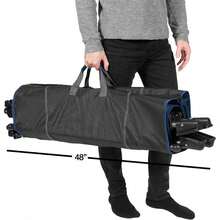 Outdoor Patio Folding Collapsible Hammock With Sturdy Frame And Pillow, Perfect For Camping, Outdoor Recreation And As Patio Furniture, Blue (Pack Of 1) - 1 - View 5