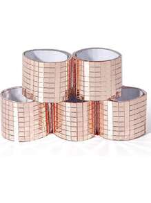 1464 piezas De Teselas Autoadhesivas De Pp, Teselas De Discoteca De 5 X 5 Mm, Teselas De Espejo Cuadrado Para Decoración De Interiores, Bola De Discoteca Diy, Fabricación De Tarjetas Y Collage De Arte