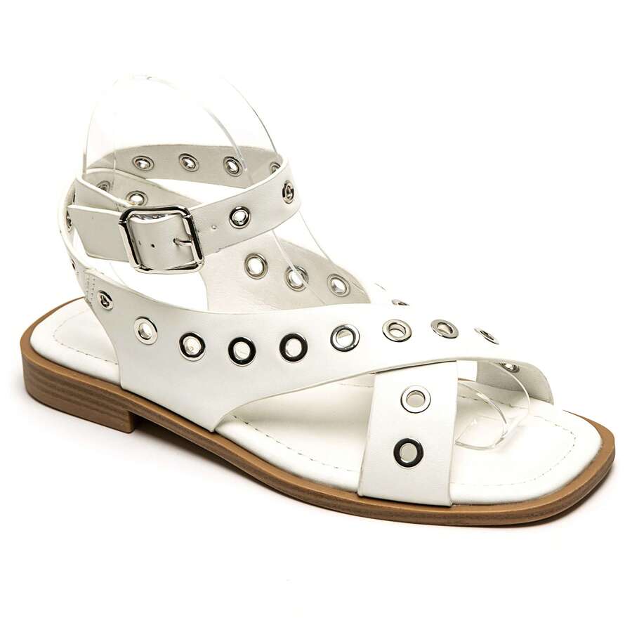 Sandals Plates And Brides Croissants And Decorations – Style Urban Chic - White - View 1