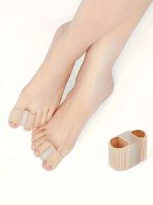 1/2/4/6/10pcs Toe Separators For Overlapping Toes - Comfortable Velvet Fabric, Ideal For Night & Home Use - Perfect Gift For Mother's Day