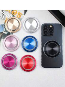 MagSafe Compatible Magnetic Grip Stand, Adorable Phone Holder, Expandable Foldable Phone Accessories Compatible With IPhone, Android Phone, Gift For Birthday, Family, Friends Finger Ring Holder, Phone Grip - Multicolor - View 2