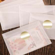 300pcs/Roll 2-Inch Round Golden Sticker Rolls, Sealing Gift Box Envelope Stickers, Home Decor Wall Stickers, Label Decorations,School Supplies,Back To School