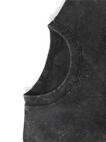 230G Double-Sided Washed, Horse Print T-Shirt, High-Quality Wax Printed Cotton Retro Fashion Brand T-Shirt, Suitable For Summer T-Shirts With A Certain Thickness, Holiday Gift