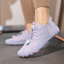 1 Pair 2025 Spring/Summer Outdoor Sport Aqua Shoes For Men & Women, Breathable Hiking Trekking Fishing Wading Water Shoes, Quick Drying Anti-Slip Odor Resistant Lightweight Couples Yoga Running Sneakers