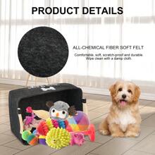 Felt Pet Toy Storage Basket, Pet Supplies Felt Storage Bin, Keep Your Home Neat & Tidy