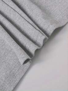 Custom Women's Short Sleeve T-Shirt - Customize I Love Theme Patterns, Add Your Own Text, Choose Color & Font, Design Your Own Personalized Printed Short Sleeve T-Shirt, Anniversary Gift, Valentine's Day - Light Grey - View 5