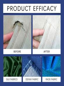 JUE FISH Multi-Functional Fabric Glue - Repairs Clothes, Patterns, Holes, Leather, Shoe Insoles. Provides Excellent Bonding Strength, Ensuring High-Strength And Long-Lasting Adhesion. Increases Glue Elasticity To Adapt To The Dynamic Changes Of Fabrics, Preventing Cracking. Promotes Rapid Curing To Improve Work Efficiency, And Is Suitable For Various Fabric Materials Such As, Silk, And Nylon, Meeting Diverse Repair And Decoration Needs. Effectively Reduces Waiting Time For Quick Bonding Completion. - Fabric Repair Glue - View 8
