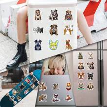 110PCS Bulldog Stickers Aesthetic Vinyl Stickers High Quality Stickers Decals Scrapbook,Journaling,Laptop,Bumper,Skateboard,Water Bottles,Computer,Phone Stickers Can Bring A Lot Of Fun To Your Life,The Perfect Gift For Adults