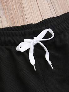 Mens Summer Breathable Shorts Gym Sports Running Sleepwear Casual Sport Short Pants Beachwear Shorts - 黑色 - 查看 2