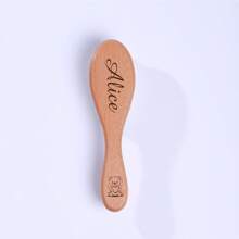 1pc Personalized Bear/Pumpkin Kitten Name Brush, Laser Engraving, Souvenir Gift, Bath Product Gift, Personalized Men's And Women's Hairbrushes, Youth's Products, Engraved Name Brush, Customized Gifts, Autumn Home Refresh, Xmas Decoration