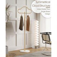 Semjar Gold Coat Rack StandHeavy Duty Gold Free Standing Coat Stand For Small Space Corner Metal Gold Clothing Rack Coat Tree Clothes Rack For Bedroom Boutique Entryway - Gold1 - View 6