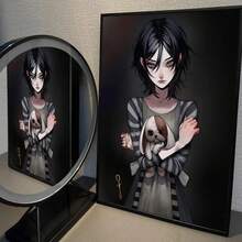 1pc Phim hoạt hình Pop Alice Liddell Áp phích quán cà phê Phòng trang trí nghệ thuật treo tường không có khung - Nhiều màu - Xem 20