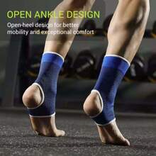 2 unidades de Soporte de Tobillo JINGBA, Accesorio para deporte al aire libre como baloncesto, fútbol, voleibol para protección y prevención de torceduras de tobillo, Accesorios de gimnasio