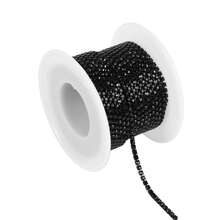 1 Cuộn, 10 Yards Chuỗi Rhinestone, Ribbon Chuỗi Rhinestone Đóng, Chuỗi Cup May-On Glitz Kim Cương Viền Cho Đồ Trang Sức Tự Làm, Quần Áo, Giày Dép & Phụ Kiện Cưới - Chiều Rộng 3mm - Nhiều màu - Xem 11