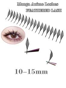 New 8-13/10-15mm Comic Spire Lashes Automatic Flowering Premade Fans Eyelashes Extensions Individual Volume False Lashes Makeup Tools - C - View 7
