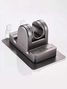 1pc Removable And Adjustable Shower Head Holder, Bathroom Free Punching Shower Shelf, Bathroom Wall Mount Shower Bracket, Universal Shower Head Fixed Base, Bathroom Accessories