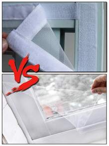 Mosquitera para ventana, reutilizable, de malla premium, protección contra mosquitos e insectos, ventilación y prevención del polvo, fácil de instalar