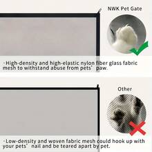 Collapsible Breathable Pet Dog Gate, Stairs Fence, Doorway Stair Barrier Net