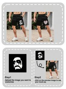 Customized Summer Shorts/Customized Logo/Photo/Text/Pet/Team Uniforms/Party Wear Logo Customization/Just Upload Your Photo - Customize Your Exclusive Shorts