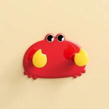 Crab Shape Wall Hooks - No Drilling Required, Strong Load Bearing, Damage-Free Hanging For Clothes, Applicable To Sticky Doors, Multipurpose Towel And Key Racks