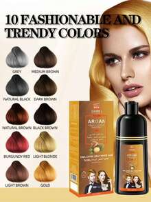 VOJO Hair Dye Shampoo Medium Brown - Medium Brown - View 4