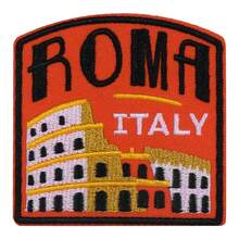 4 件套伦敦/威尼斯/罗马/巴黎旅行刺绣熨烫/缝制补丁，纪念品装饰 - 混色 - 查看 15