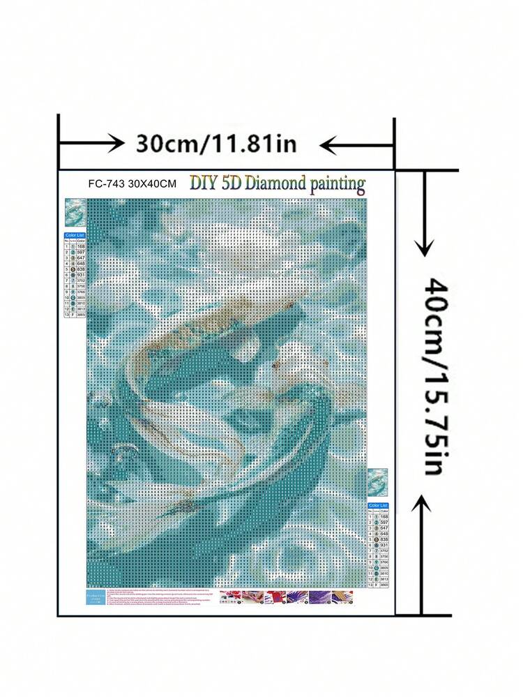 DIYダイヤモンドアート1セット 全面ドリル 30*40cm | SHEIN JAPAN