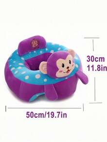 Libsit 婴儿沙发动物毛绒椅婴儿坐姿支撑，婴儿坐姿沙发椅，婴儿坐姿地板座椅，婴儿坐姿椅幼儿防摔训练坐姿沙发，加大加厚幼儿学习座椅。婴儿沙发座椅