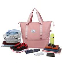 Extendable Women's Large Capacity Storage Luggage Handbag Leisure Travel Duffle Bag Waterproof Nylon Sports And Fitness Handbag