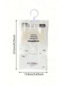 2/4/8/50pcs Hanging Wardrobe Moisture-Proof Bag, Dehumidifier Cabinet. Hanging Dehumidifier Cabinet With Water Collection Bag. Suitable For Wardrobes, Bookcases, Bedrooms, And Bathrooms