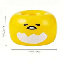 Sanrio (Authorized) Bright Cartoon Three-Dimensional Tea Cup DIY Cream Gel Phone Case Head Decoration Ornament, Sanrio Creative Cute Character Mini Toothbrush Holder, Resin Pen Holder, Home Decoration Figurine, Independent Accessory Base, Perfect Birthday And Graduation Gift,